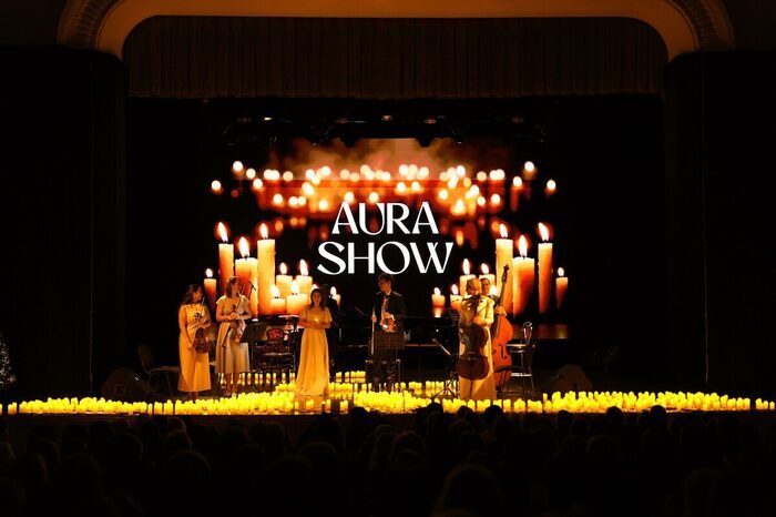 Оркестр "Aura Show" концерт при свечах «Главная музыка столетия ч.2»