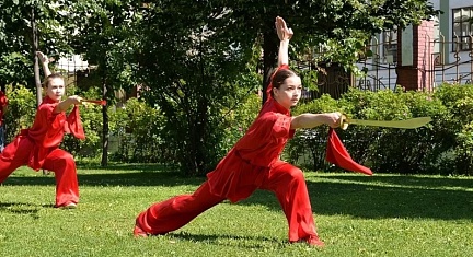 Тренировка по УШУ